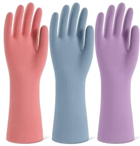 Latex Household Cleaning Gloves Kitchen Cleaning Waterproof Durable Gloves