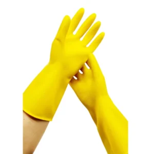 Latex Rubber Gloves Dishwashing and Laundry Gloves Women’s Household Kitchen Protective Gloves