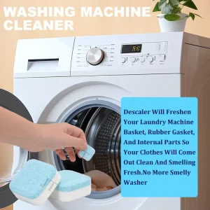 Laundry Machine Cleaner Tablets Deep Cleaning Odor Removal Washing Machine Descaler Tablets