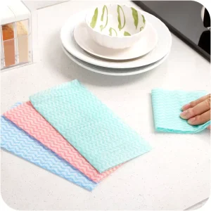 Lazy Rag Dry and Wet Reusable Disposable Towels Kitchen Tools Cleaning Cloth Kitchen Dish Towels Cotton Microfiber