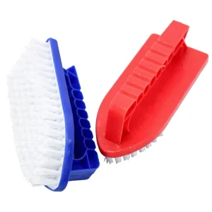 Lightweight Household Laundry Brushes Plastic Floor Brushes and Iron shaped Flat Brushes Customizable Colors