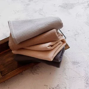 Linen Feel Kitchen Towel 100% Organic Cotton Tea Towel Napkins Towel