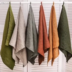 Linen Kitchen Gift Towels Soft Linen Hand Towel Stonewashed Soft Dish Towel Available in 47 Colors