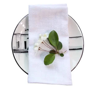 Linen Woven Quick Dry Eco Friendly Tablecloth Napkin Kitchen Cloth Rectangle Towel Soft Home Use Wedding Party Family