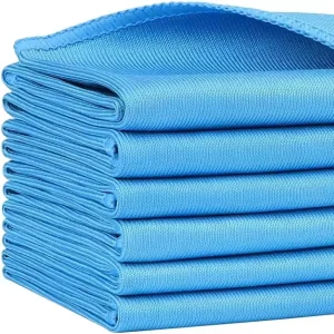 Lint Free Microfiber Glass Polishing Cleaning Cloth Towel Cloths Reusable Cleaning Cloths for Windows Windshields Product