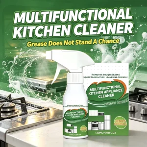 Liquid Kitchen Appliance Cleaner Stain Active Ingredients Gentle Formula for Safe Surface Cleaning