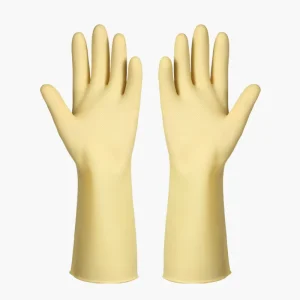 Long Dish Washing Gloves Household Cleaning Heavy Duty Latex Yellow Dishwashing Household Gloves