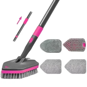 Long Handle Bathroom Scrub Brush PP Plastic Bath Brush Cleaning Mop for Ceramic Tile Floor Toilet Bath Brushes