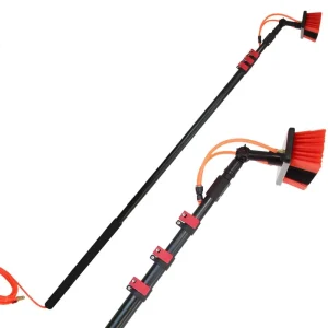 Long Handle Roof Cleaning Brush with Aluminum Telescopic Adjustable Pole