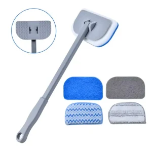 Long Handle Sponge Brush for Kitchen Toilet Bathroom Wash Household Cleaning Tool Accessory