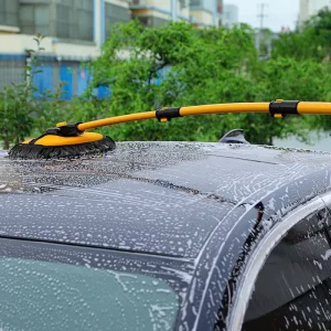 Long Handle Telescopic Microfiber Chenille Car Wash Mop Detailing Cleaning Brush with Rotating Adjustable Feature Car Care Tools