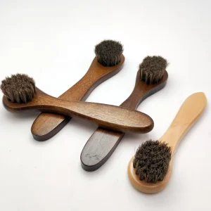 Long Handled Horsehair Shoe Brush
