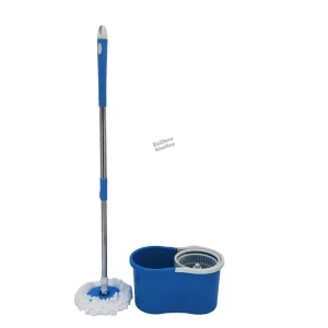 Long Stainless Steel Detachable Washing Spinner Twisted Telescopic Pole for Magic Mop with Bucket Set