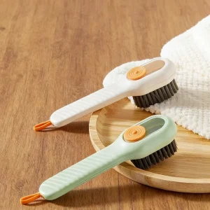 Long-handled Non-slip Household Multi-functional Liquid Application Brush for Shoe Cleaning