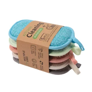 Low MOQ Dishwashing Kitchen Cleaning Dish Scrub Sponges Scouring Pads Sponges for Dishes Cleaning