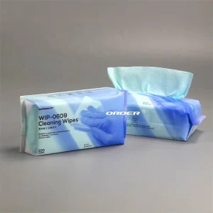 Low MOQ Premium Quality Non Woven Fabric Eco Friendly Lint Free Pop Interfolded Light Duty Dust free Clean Room Wiping