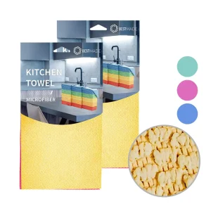 Luxury No Stains Microfiber Cleaning Cloth Dishcloth Dishwashing Towels Dish Towel for Kitchen
