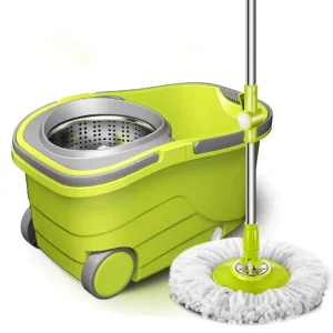 Magic Spin 360 Microfiber Mop with Cleaning Mop and Stainless Twisted Pole Mop