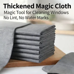 Magic Square Microfiber Cleaning Cloth Lint Free Quick Dry Mirror Window Cleaner for Kitchen Car Jewelry Screen Use