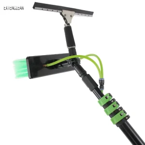 Magnetic Window Cleaners Glass Cleaning Tool Double Sided Telescopic Rod Window Cleaner Squeegee Wiper Long Handle
