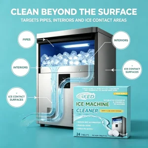 Maintains Peak Performance Safely Effective Calcium Remover Safe Formula Ice Machine Care Tablets