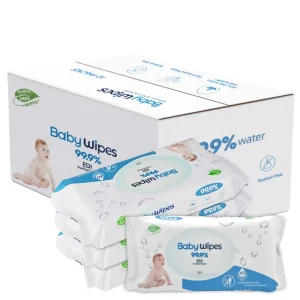 Manufactory Customized Baby Wet Tissue 99.9% Purified Water Baby Wipes Skincare 100% Biodegradable Baby Wipes for Newborn