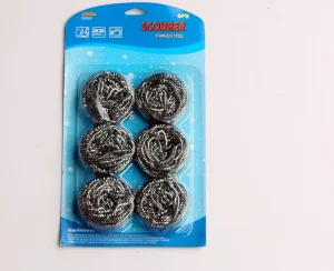 Manufacture Price House WahingUp304 410 Stainless Steel Silver Scourer Kitchen Deep Clean Sponges & Scouring Pads