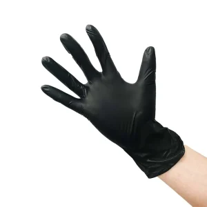 Manufacturer Black Nitrile Gloves 100pcs Per Box Home use Powder Free Non sterile Disposable Nitrile Gloves