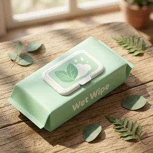 Manufacturer Custom Logo High Quality Purified Water with Lid 80 Count Non-Woven Cleansing Baby Wipes