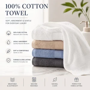 Manufacturer Direct 100% Cotton Kitchen Towel Set 400GSM Lint Free Absorbent Dish Towel Bulk 12 Pack B2B Supply