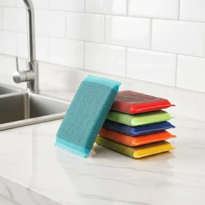 Manufacturer Multiple Colors Kitchen Cleaning Sponge & Scouring Pads