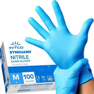 Manufacturer Nitrile Gloves White Black Blue Nitrile Pcs Box Household Cleaning Gloves