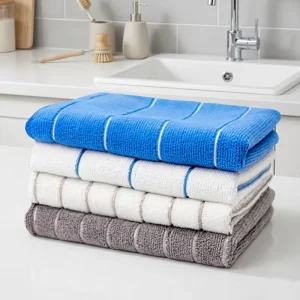Manufacturer Reusable Cleaning Cloths 30*30cm 40*60cm Absorbent Dish Cloths Quick Dry OEM Kitchen Microfiber Towels