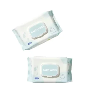 Manufacturer Supply Printed Tissue Paper Cooling Wipes Flushable Wet Wipes Water Tissue Diapers for Baby Daily Care