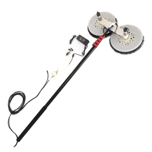 Manufacturer Telescopic Pole Solar Panel Cleaning Brush Photovoltaic Solar Panel Cleaning Machine with Washing Equipment Tool