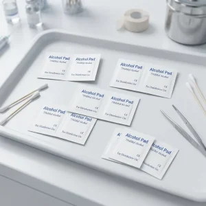 Medical Grade Sterile Alcohol Pads Pre operative Skin Disinfection for Clinics & Aesthetic Treatments