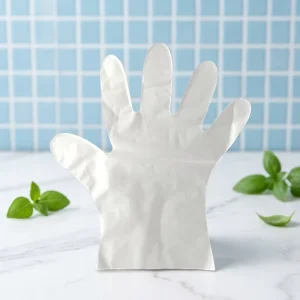 Medium Thick Disposable TPE Gloves with PVC Outer Eco Friendly Heat Resistant Waterproof for Kitchen and Cleaning Use