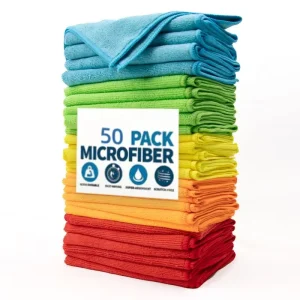 Microfiber 300gsm Kitchen Towel Set for Adults Men & Women Soft & Highly Absorbent Reusable Multi Purpose Towels for Summer Use
