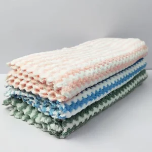 Microfiber Absorbent Kitchen Dish Cloth Towel, Non-stick Oil Washing Cloth Rag, Household Tableware Cleaning Wiping Tools, Carton