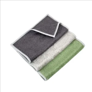 Microfiber Bamboo Kitchen Towel Square Plain Style Eco-Friendly Product