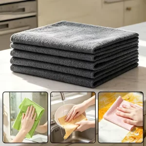 Microfiber Breathable Fast Drying Oil Resistant Rag Household Use Kitchen Cleaning Towel for Kitchen Counter Wiping