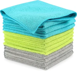 Microfiber Bright Warp Knitted Towel Multifunctional Cleaning Cloth for Daily Use Household Cleaning Kitchen Wipe