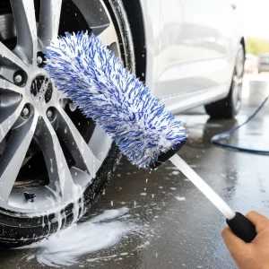 Microfiber Car Wheel Cleaning Brush for Car Wash and Snow Foam Wheel Cleaning