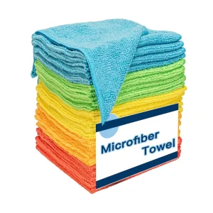 Microfiber Cleaning Cloth 40X40CM Quick Dry Square and Rectangle Shape Sustainable Kitchen and Car Polishing Towel