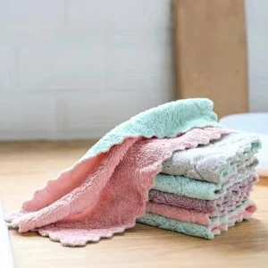 Microfiber Cleaning Cloth Eco Friendly Kitchen Dish Towels Super Absorbent Rag Streak Free Oil Resistant