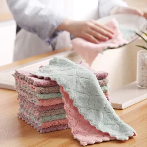 Microfiber Cleaning Cloth Lint Free Micro Fiber Cleaning Dish Towels for House Kitchen