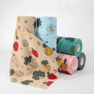 Microfiber Cleaning Cloth Roll Kitchen Dish Car and House Cleaning 180gsm Microfiber Tear Away Reusable Lint free Rags Towel Roll
