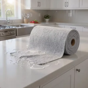 Microfiber Cleaning Cloth Roll Tear Away Towels Washable Reusable Soft Absorbent Kitchen Rag Cleaning Wipes