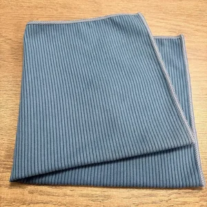 Microfiber Cleaning Cloth Warp Knitted Towel Blue 40 * 40 Cm Car Microfiber Cloth Car Kitchen Towel