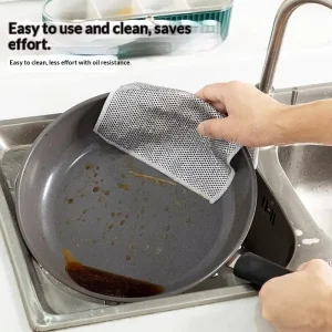 Microfiber Cleaning Cloth for Kitchen Stoves Dishcloth Not Prone to Oil Absorption Removes Grease and Dirt Multipurpose